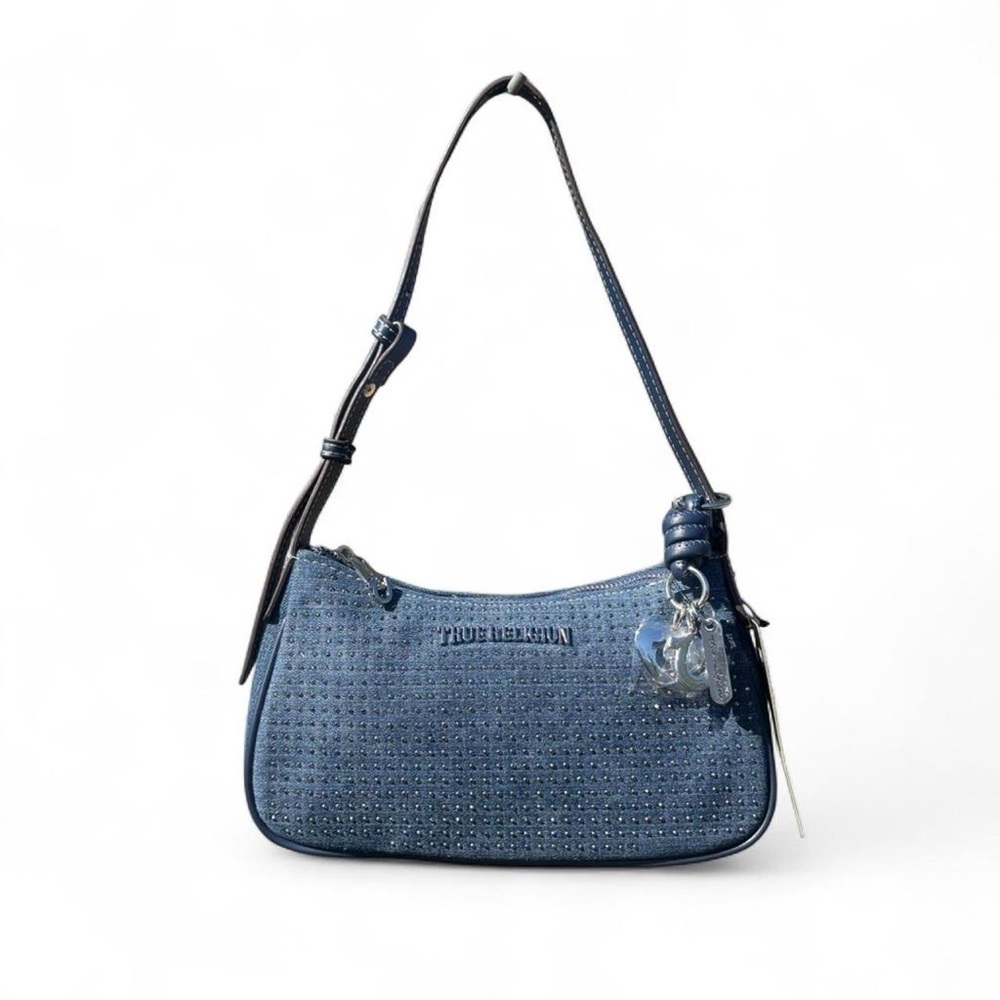 True Religion Blue Shoulder Bag
